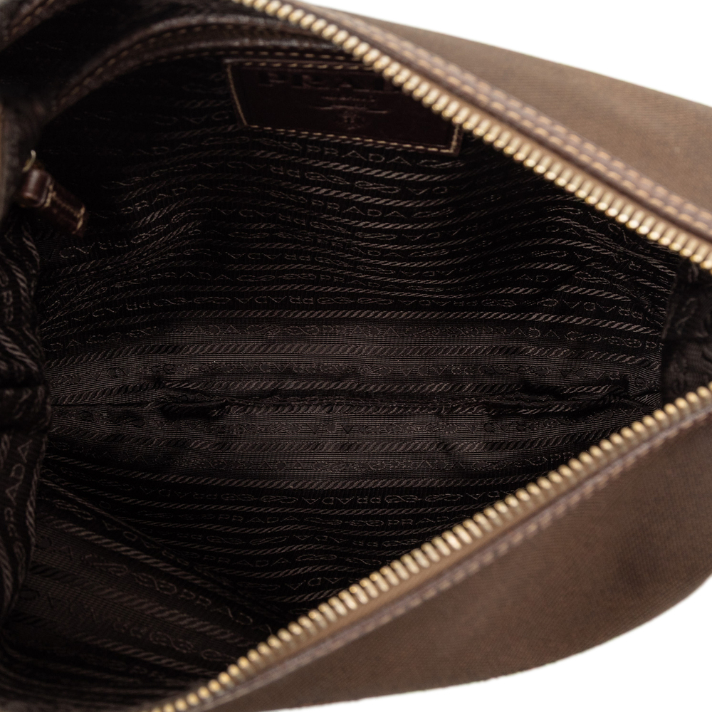 Pre-Loved Prada Canvas Canapa Logo Crossbody - Picture 4 of 6